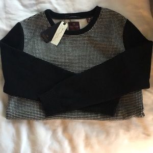 Scotch & Soda Houndstooth 80% Lambswool Sweater